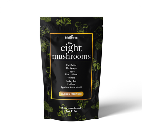 Eight Mushrooms Powder  KIKI Green