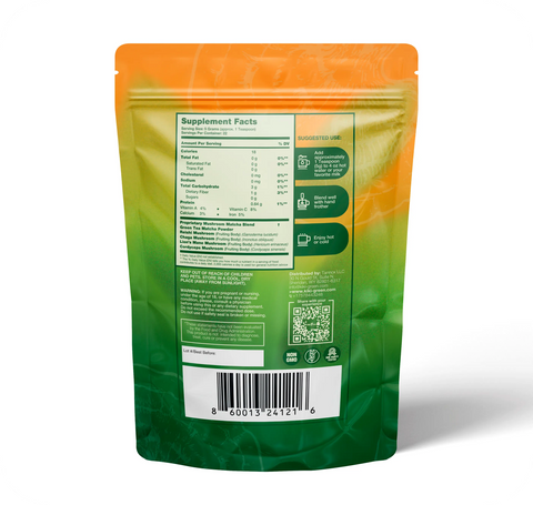 Mushroom Matcha 4 Oz  KIKI Green