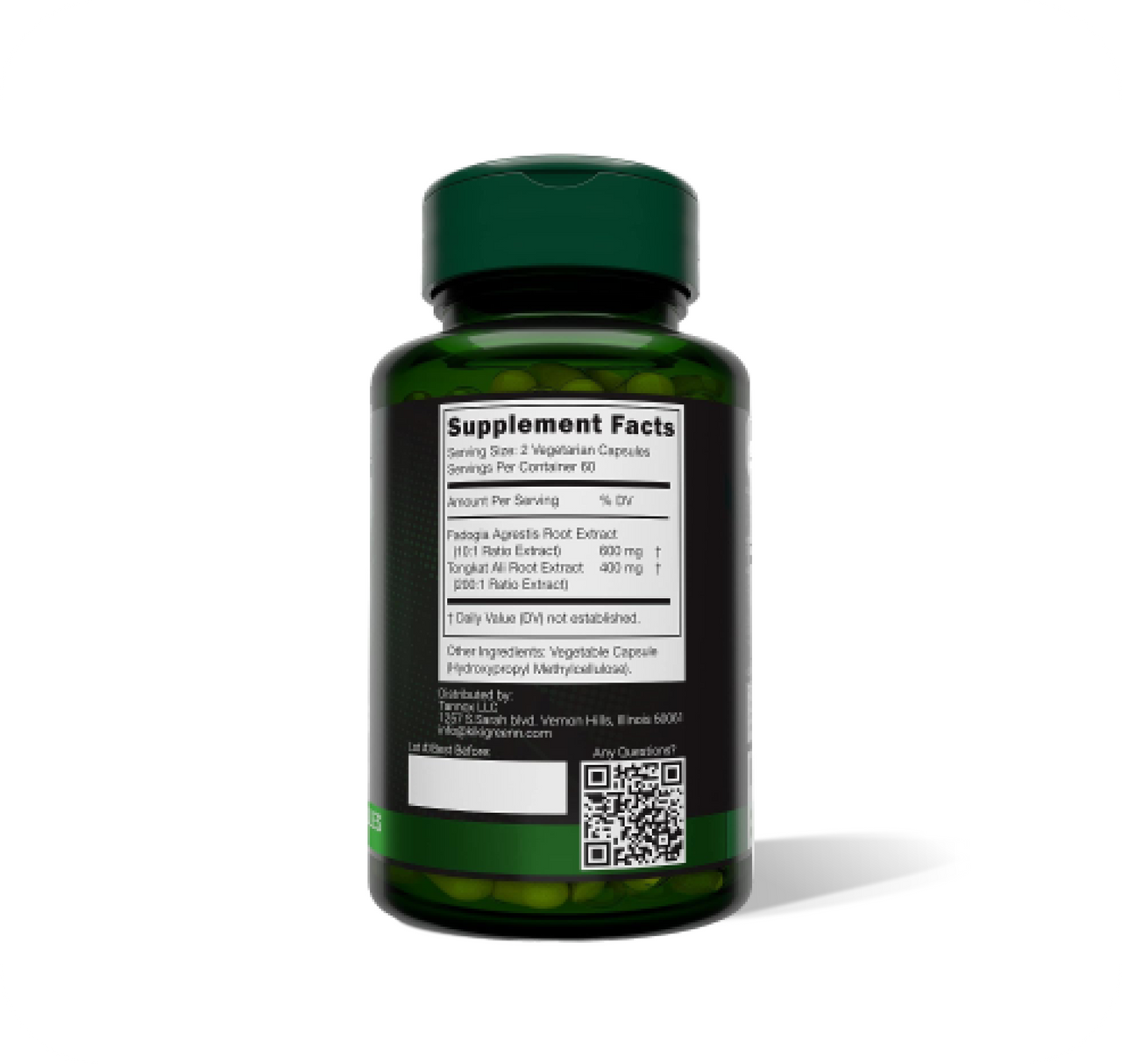 Fadogia Agrestis Extract with Tongkat ali - Ultra Strength & Support Energy