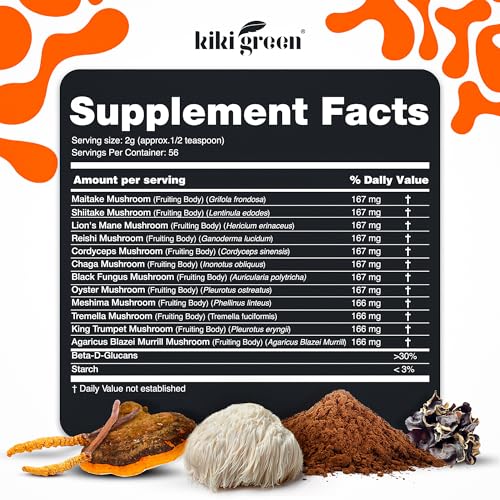 KIKI Green 12 Mushrooms Parent
