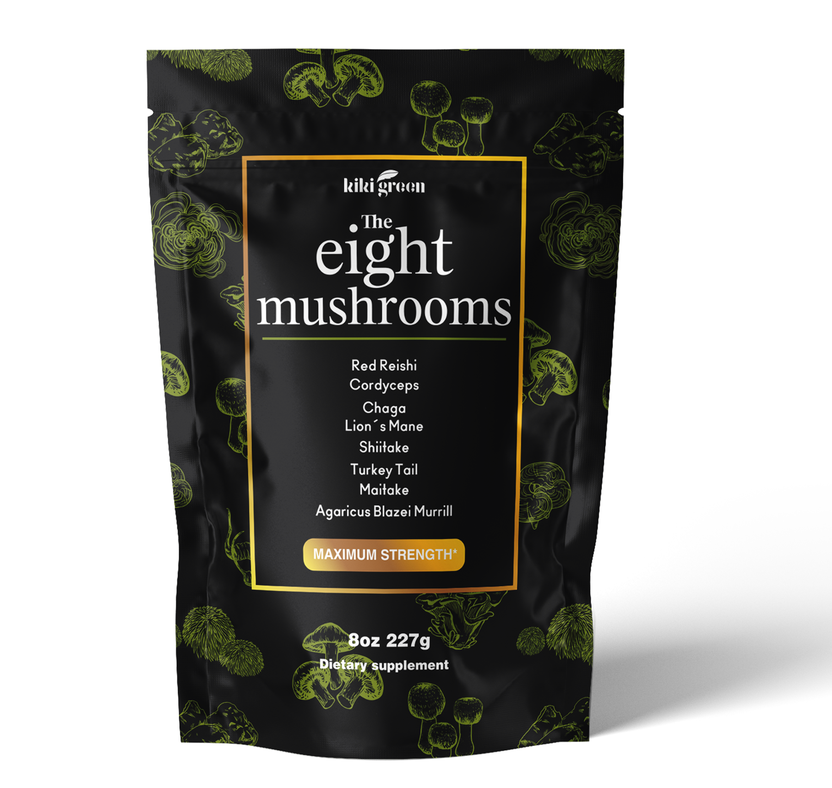 Eight Mushrooms Powder 8 Oz