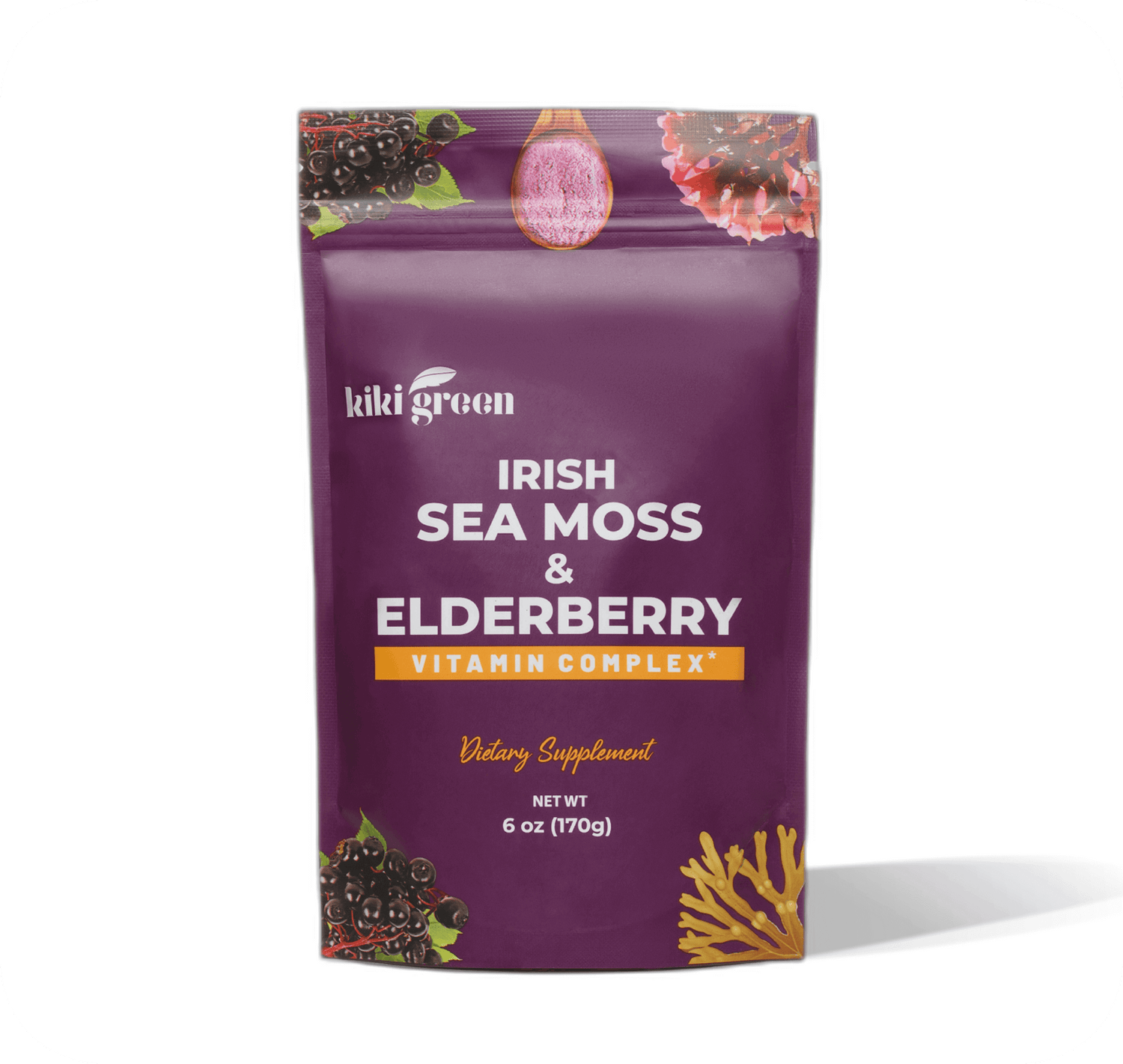 Sea Moss with Elderberry  KIKI Green
