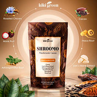 Thumbnail for SHROOMO - Mushroom Cacao Adaptogen with Lions Mane, Mushroom Coffee Alternative, Superfood for Mental Clarity, Focus and Energy 8 Oz, by KIKI Green