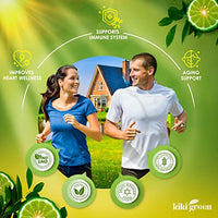 Thumbnail for KIKI Green Citrus Bergamot Extract 1000mg - Citrus Bergamot Supplement for Heart Health, Immune System Support and Healthy Aging Non-GMO, Gluten-Free Supplement